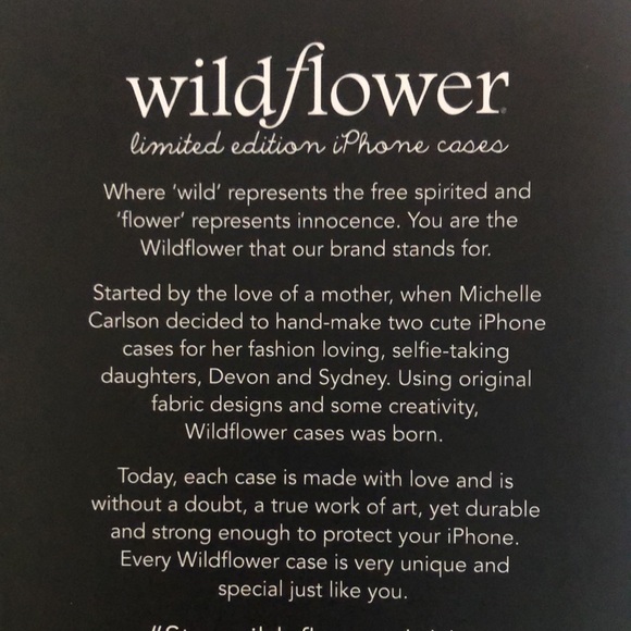 Limited edition Wildflower iPhone 6/7/8/SE case red with monarch butterfly - Picture 4 of 7